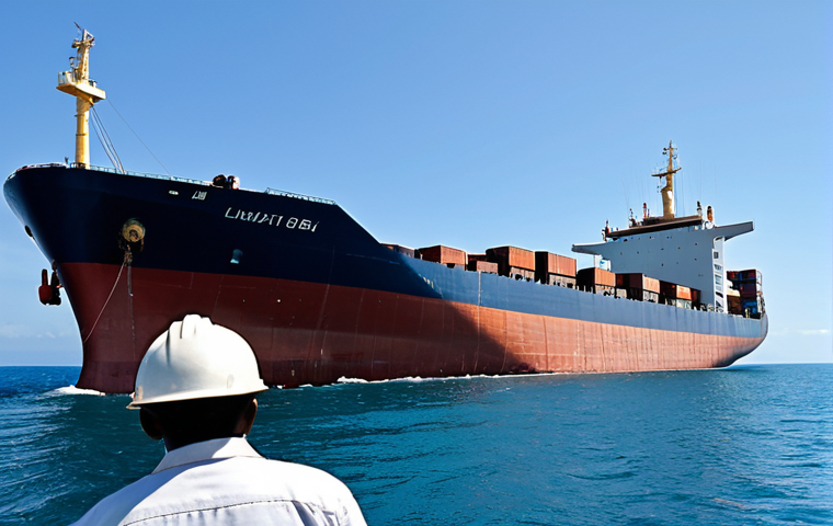 동티모르 선박 운송 - "A bustling port scene in Dili, East Timor, featuring cargo ships unloading goods, fully clothed doc... 동티모르 선박 운송 - "A bustling port scene in Dili, East Timor, featuring cargo ships unloading goods, fully clothed doc...