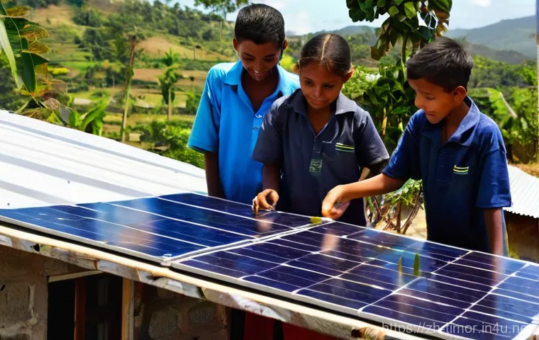 동티모르의 에너지 문제 - **Prompt:** A dynamic and contrasting landscape shot depicting Timor-Leste's energy transition. In t... 동티모르의 에너지 문제 - **Prompt:** A dynamic and contrasting landscape shot depicting Timor-Leste's energy transition. In t...