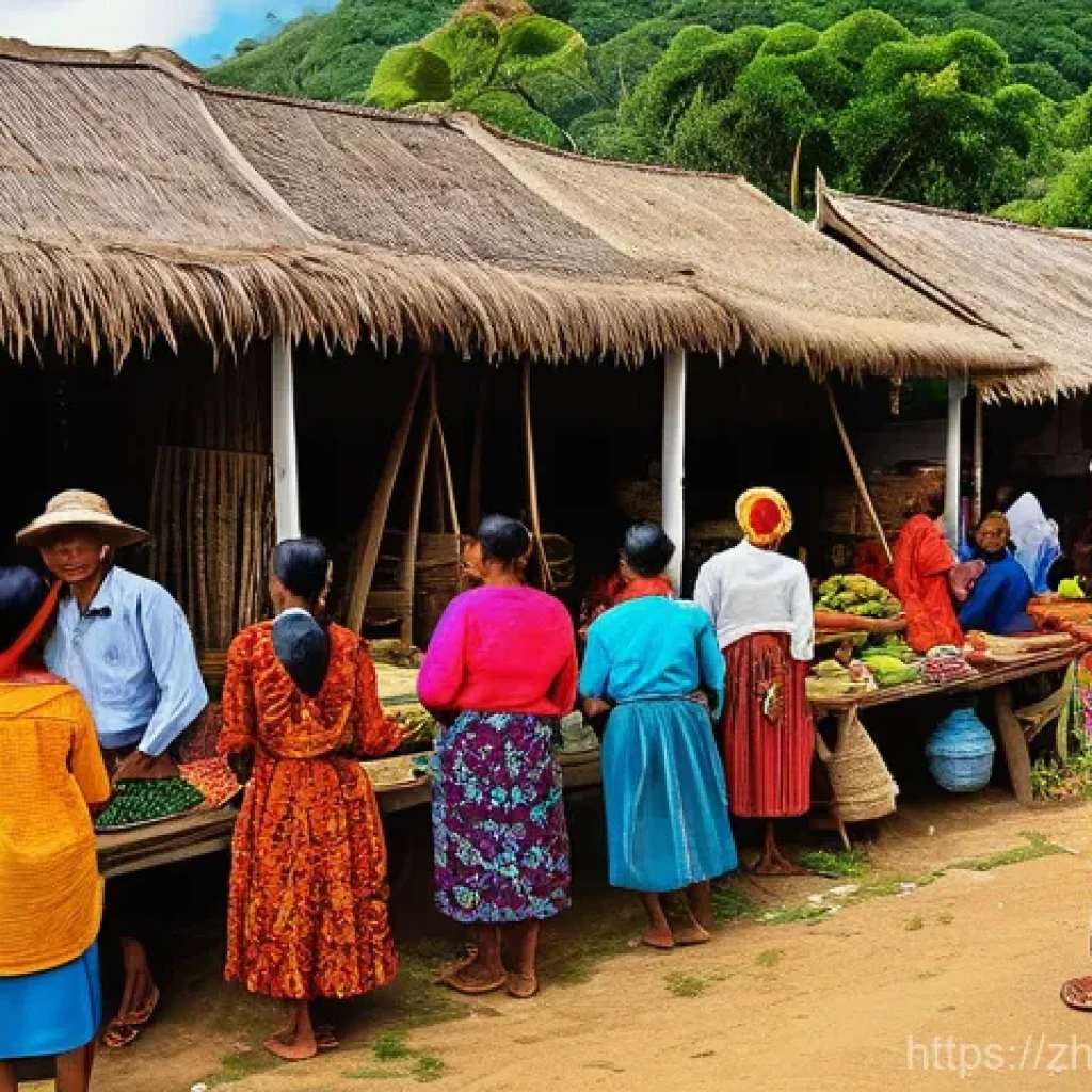 티툼어와 인도네시아어의 비교 - **Indonesian and East Timorese Cultural Tapestry**
A vibrant, realistic photograph showcasing tw...